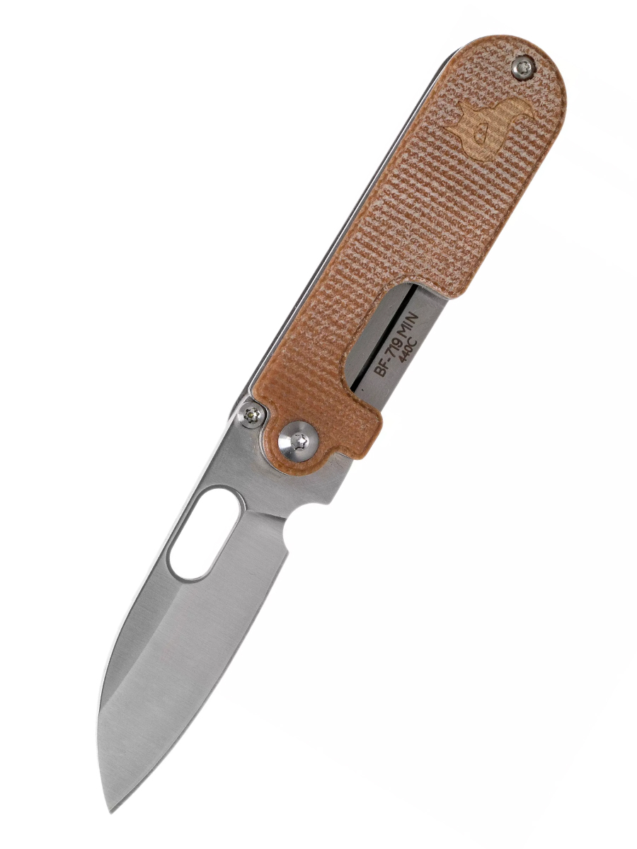 фото Туристический нож fox knives bean gen 2, серебристый