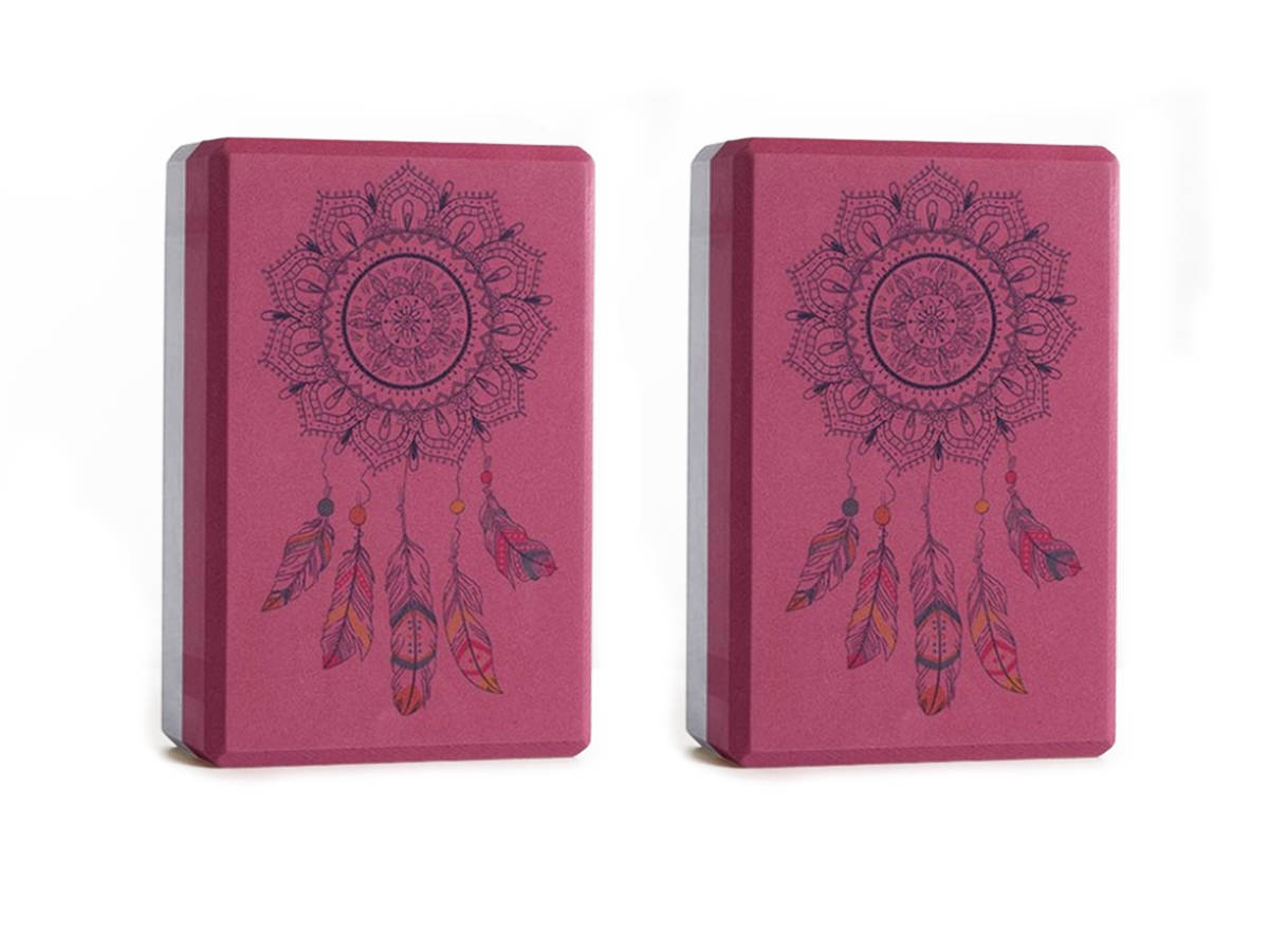 

Блок для йоги URM Пенный повышенной плотности 2 шт. 25x15x8 см, красный с рисунком, Пенный повышенной плотности 2 шт.