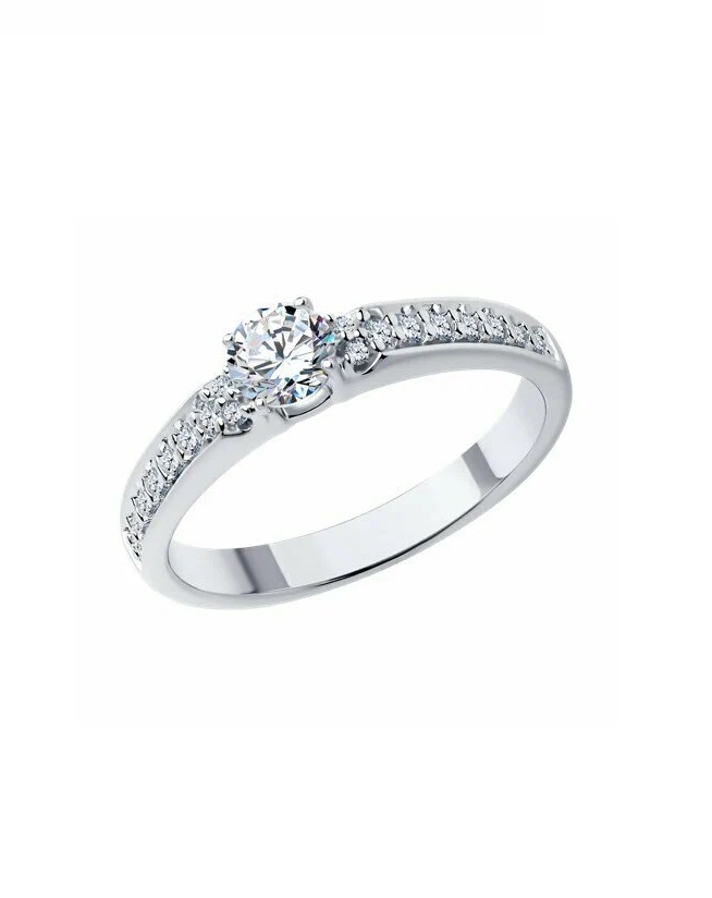 

Кольцо из серебра р. 17,5 Diamant 94-110-01604-1, фианит, 94-110-01604-1