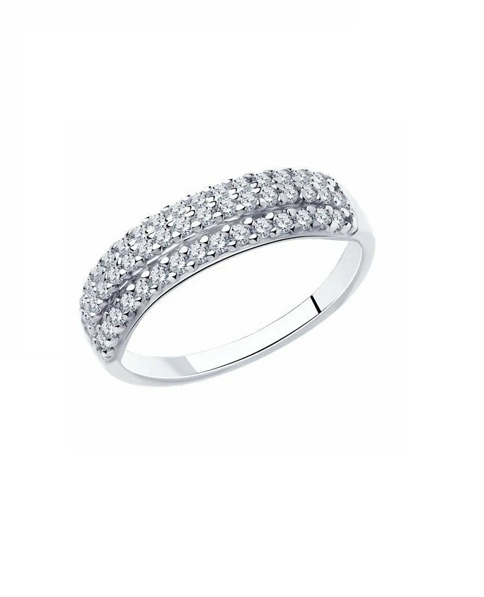 

Кольцо из серебра р. 16,5 Diamant 94-110-01650-1, фианит, 94-110-01650-1