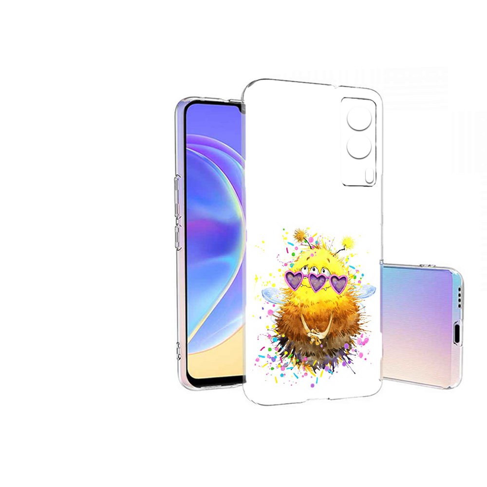 

Чехол MyPads Tocco для Vivo V21E Пушитый шмель (PT161736.380.143), Прозрачный, Tocco