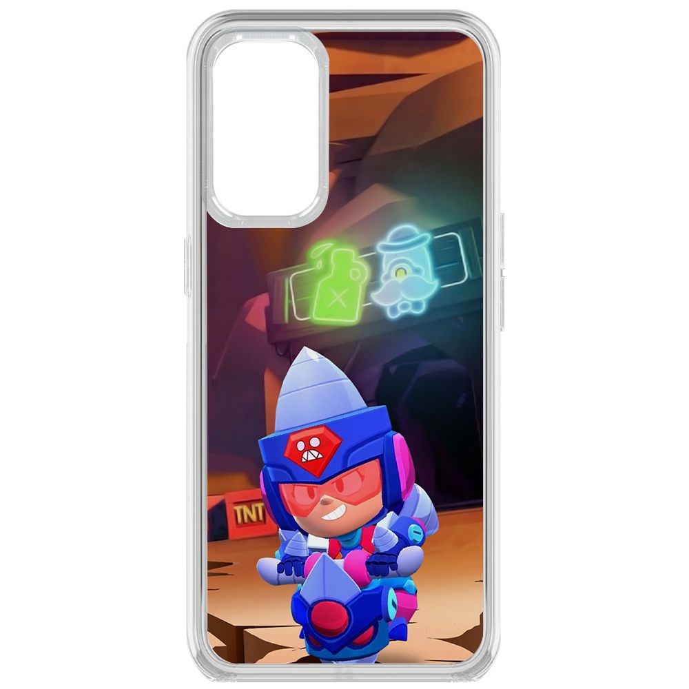 Чехол-накладка Brawl Stars-Ультрабурильщица Джеки для Oppo Reno5