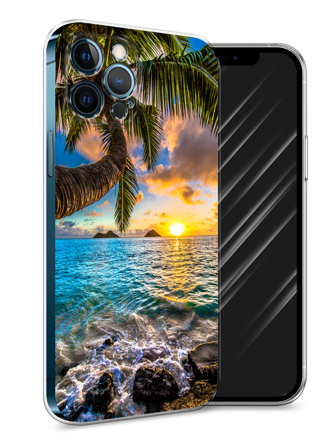 

Чехол Awog на Apple iPhone 12 Pro Max / Айфон 12 Pro Max "Восход 5", Разноцветный, 12750-4