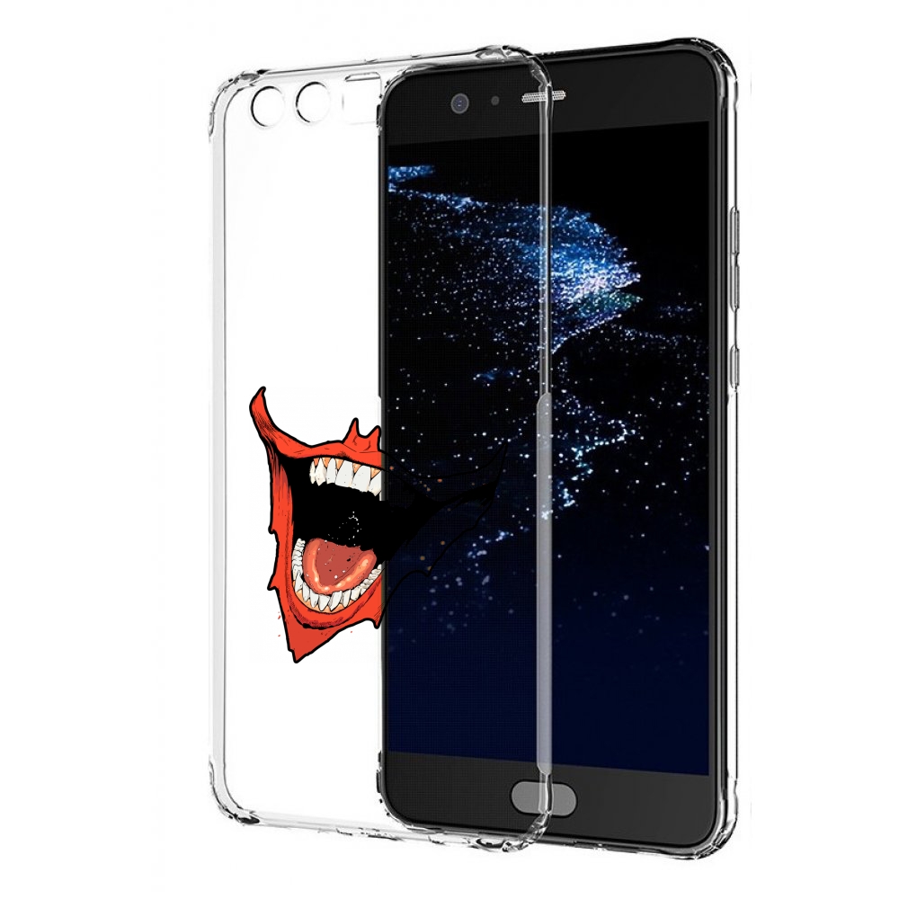 

Чехол бампер MyPads страшная-улыбка для Huawei P10 Plus противоу, Прозрачный, Tocco