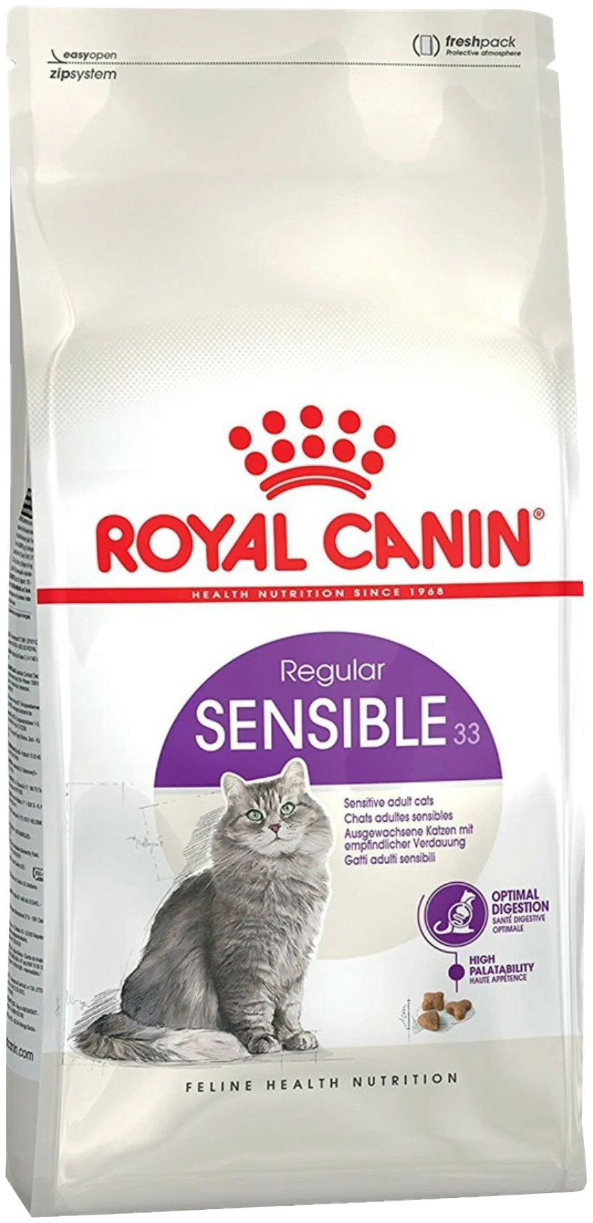 

Сухой корм для кошек с чувствительным ЖКТ Royal Canin Sensible 33 2 кг