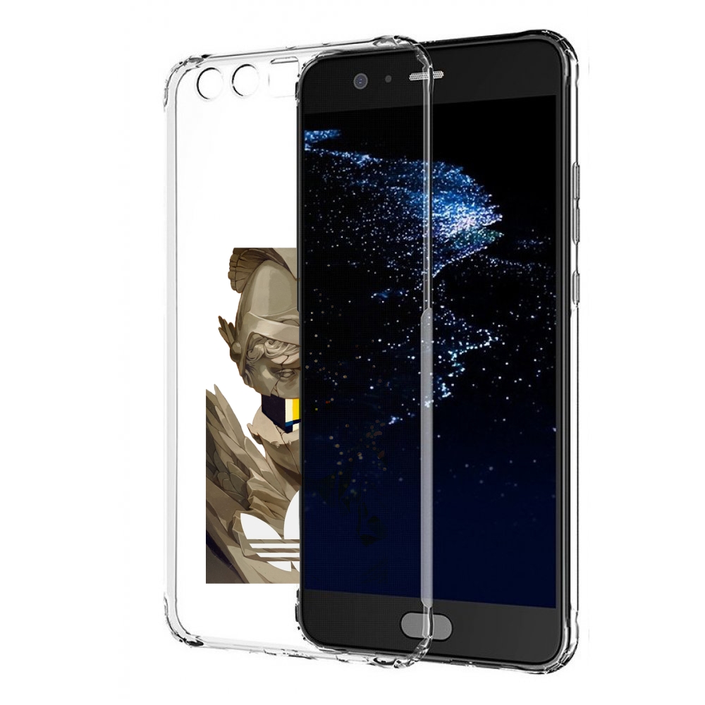 

Чехол бампер MyPads статуя-адидас для Huawei P10 Plus противоуда, Прозрачный, Tocco