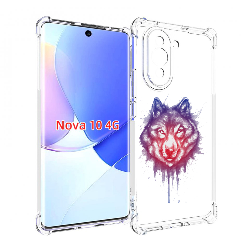 

Чехол MyPads пушистый волк для Huawei Nova 10, Прозрачный, Tocco