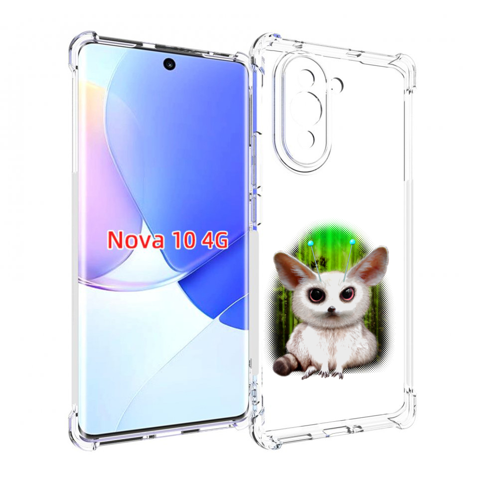 

Чехол MyPads пушистое животное для Huawei Nova 10, Прозрачный, Tocco