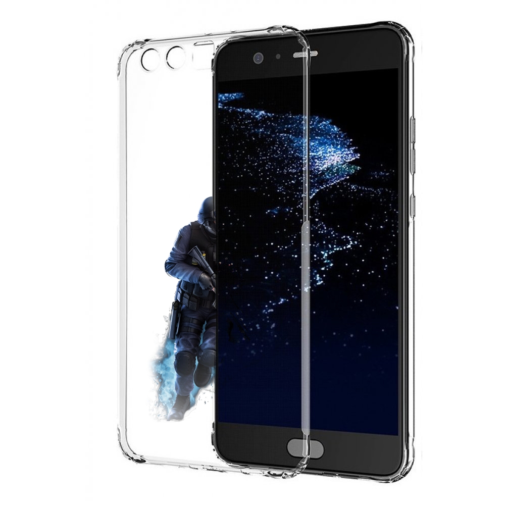 

Чехол бампер MyPads спецназ-ксго для Huawei P10 Plus противоударный, Прозрачный, Tocco