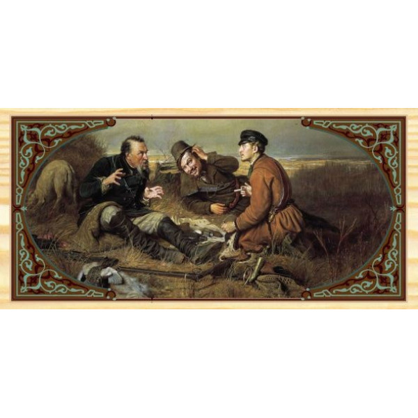 

Нарды и Шашки Lavochkashop Охотники на Привале средние, средние нарды