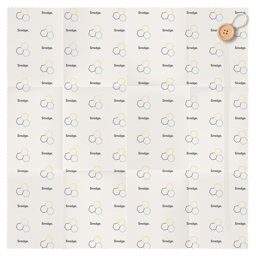 

Обертка для сэндвича многоразовая Honeycomb 35х35 см, пчелиный воск Smidge SMID83H