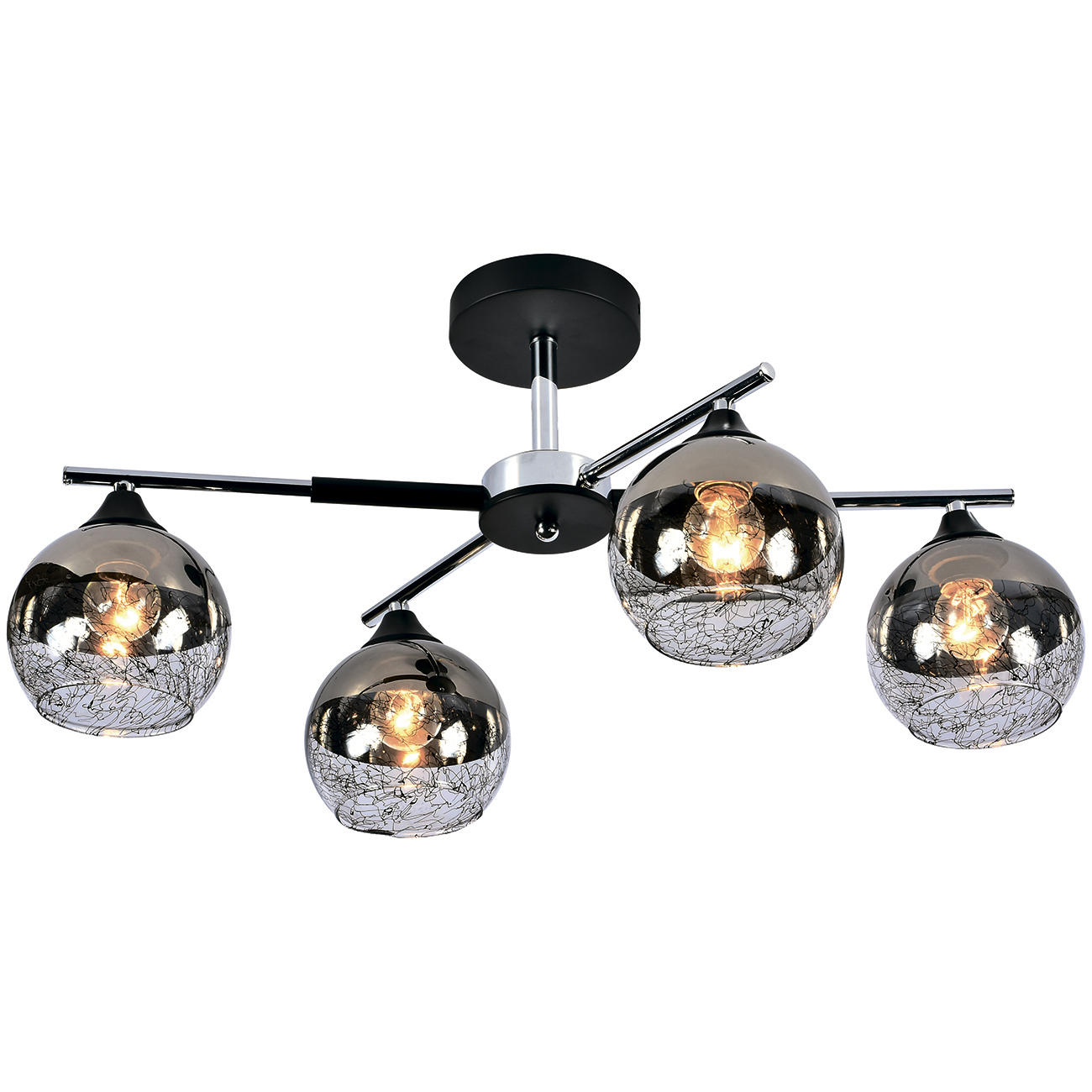 

Потолочный светильник Escada 693/4P E2760W Black/Chrome