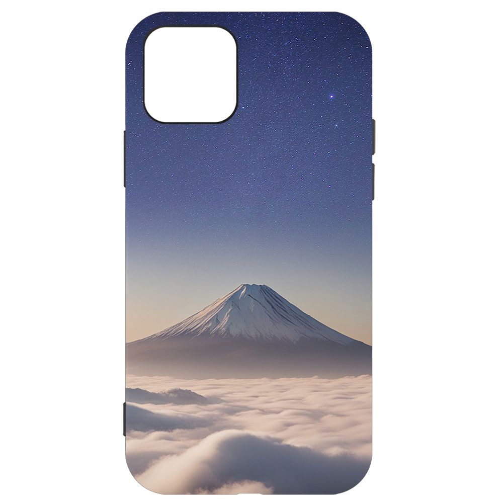 

Чехол-накладка Krutoff Soft Case Япония, Фудзияма для iPhone 11 Pro черный