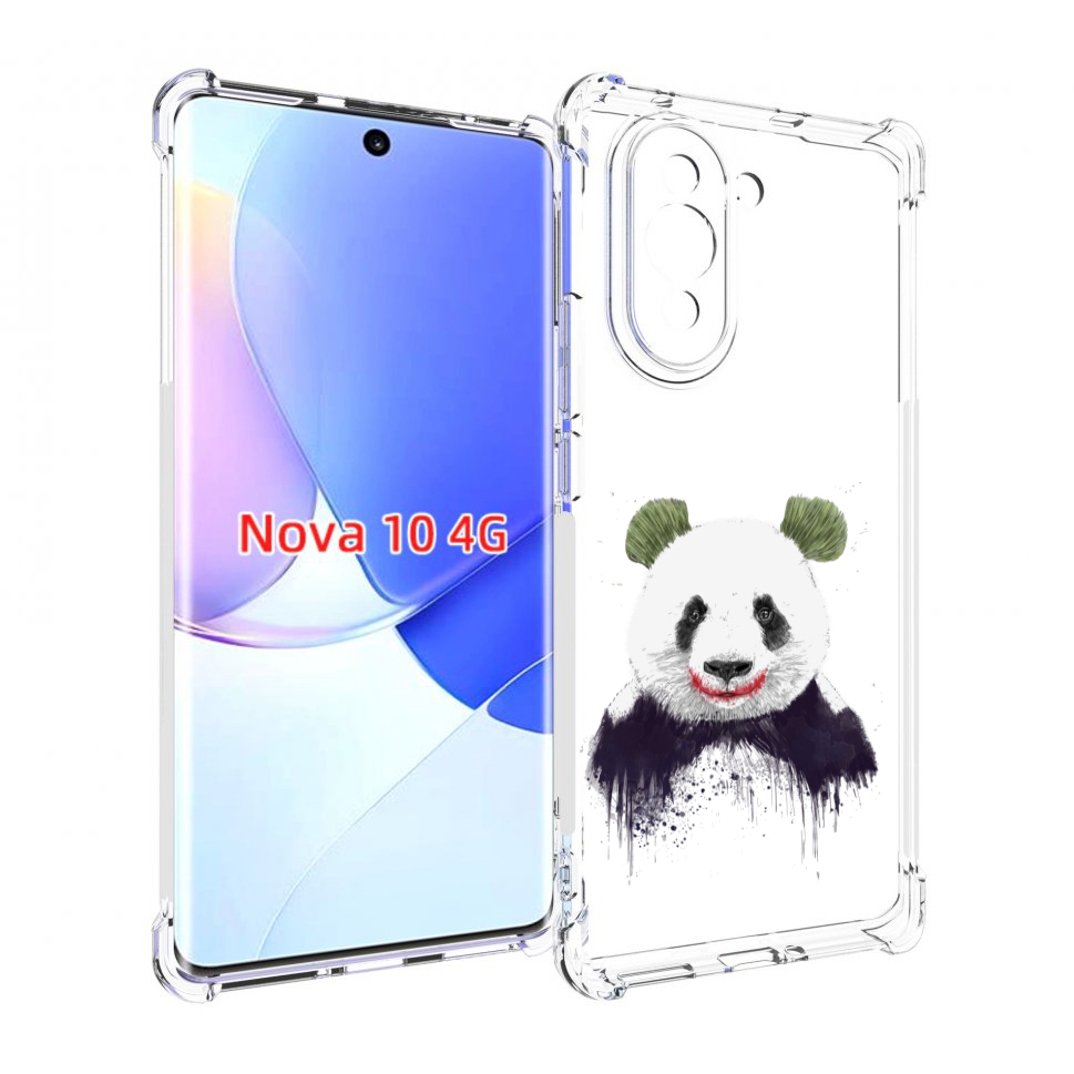 

Чехол MyPads панда джокер для Huawei Nova 10, Прозрачный, Tocco