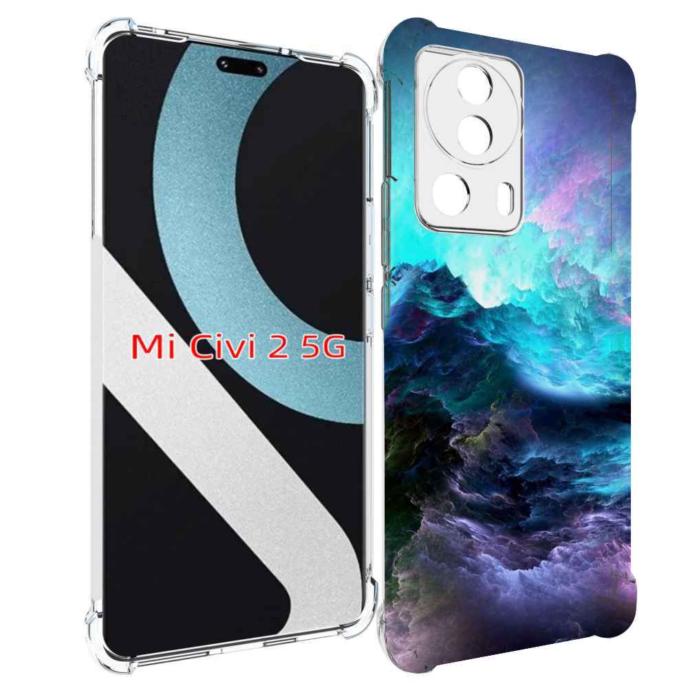 

Чехол MyPads Волна для Xiaomi Civi 2, Прозрачный, Tocco