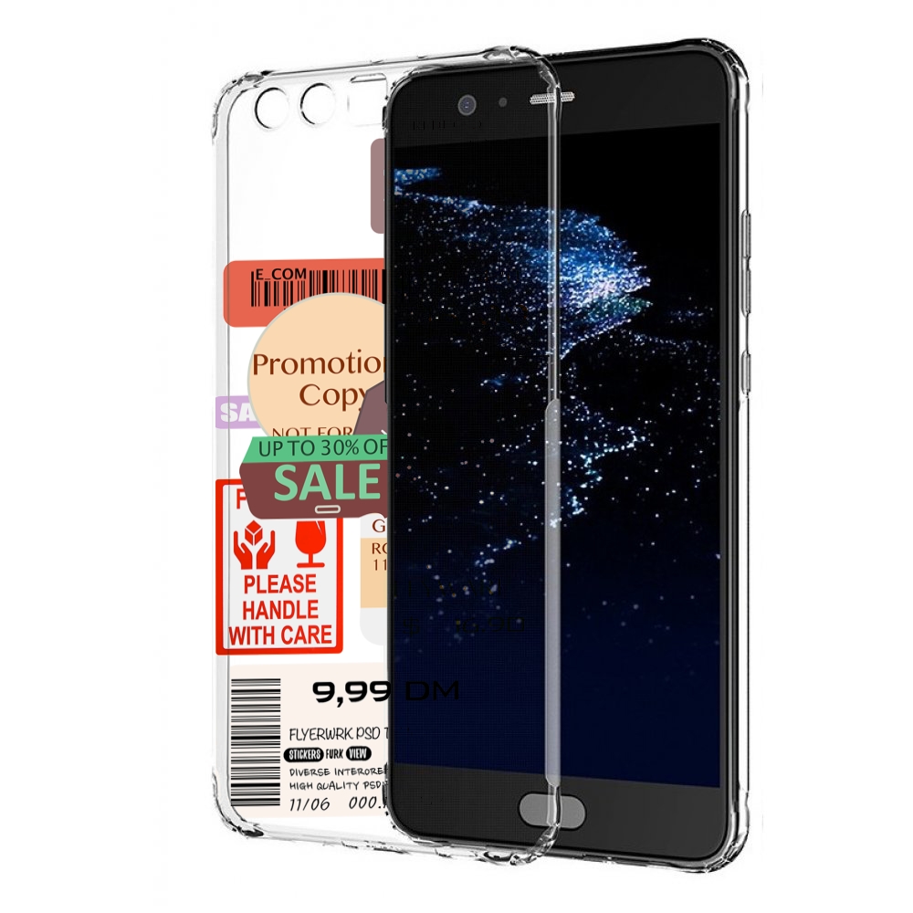 

Чехол бампер MyPads скидочные-купоны-принт для Huawei P10 Plus п, Прозрачный, Tocco