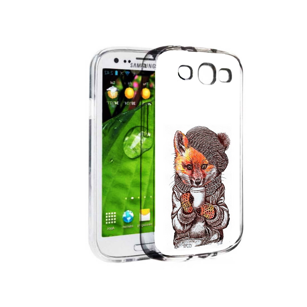 

Чехол MyPads Tocco для Samsung Galaxy S3 лиса в шапке (PT123108.507.437), Tocco