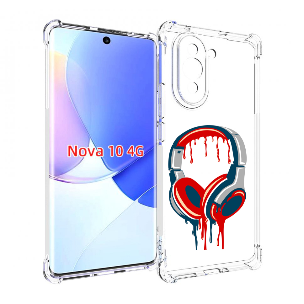 

Чехол MyPads не делай громко для Huawei Nova 10, Прозрачный, Tocco