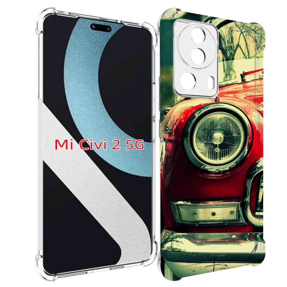 

Чехол MyPads Винтажная-машина мужской для Xiaomi Civi 2, Прозрачный, Tocco