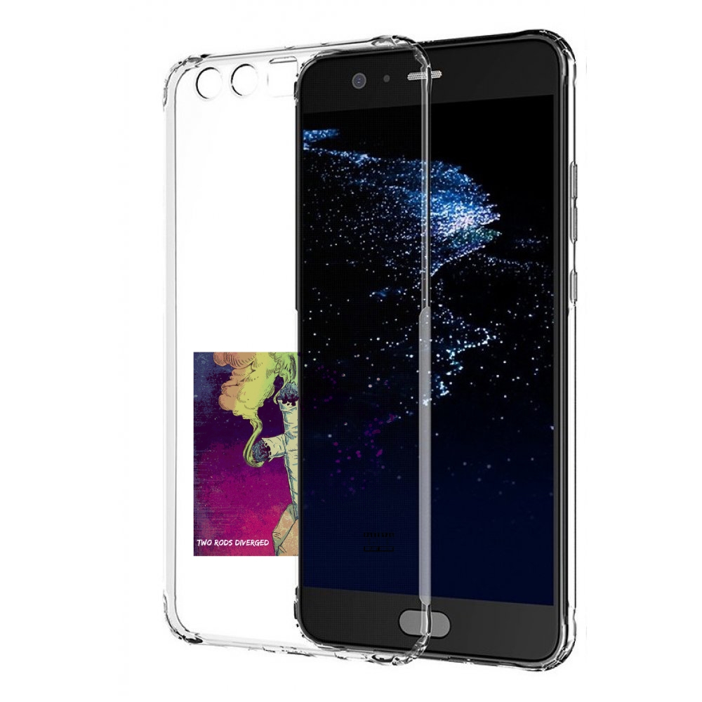 

Чехол бампер MyPads сигаретный крест для Huawei P10 Plus противо, Прозрачный, Tocco