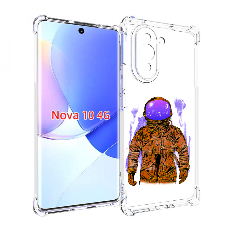 

Чехол MyPads нарисованный мужчина в скафандре для Huawei Nova 10, Прозрачный, Tocco