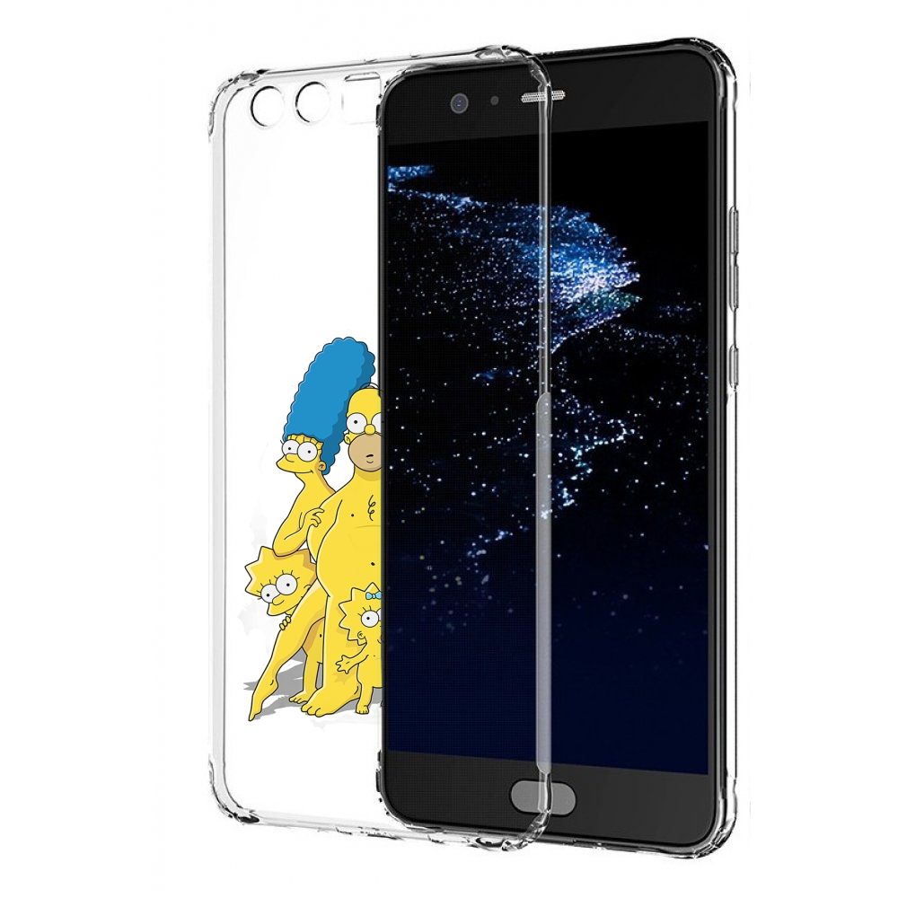 

Чехол бампер MyPads семья-симпсонов для Huawei P10 Plus противоу, Прозрачный, Tocco