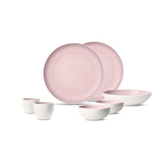 

Набор тарелок Villeroy & Boch It's my match (7 предметов) розовый