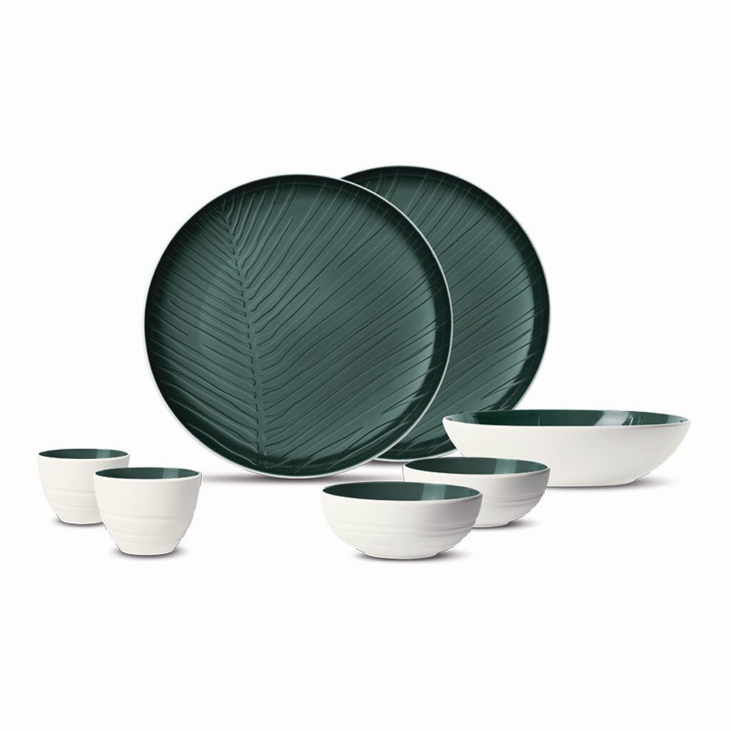 

Набор тарелок Villeroy & Boch It's my match (7 предметов) зеленый