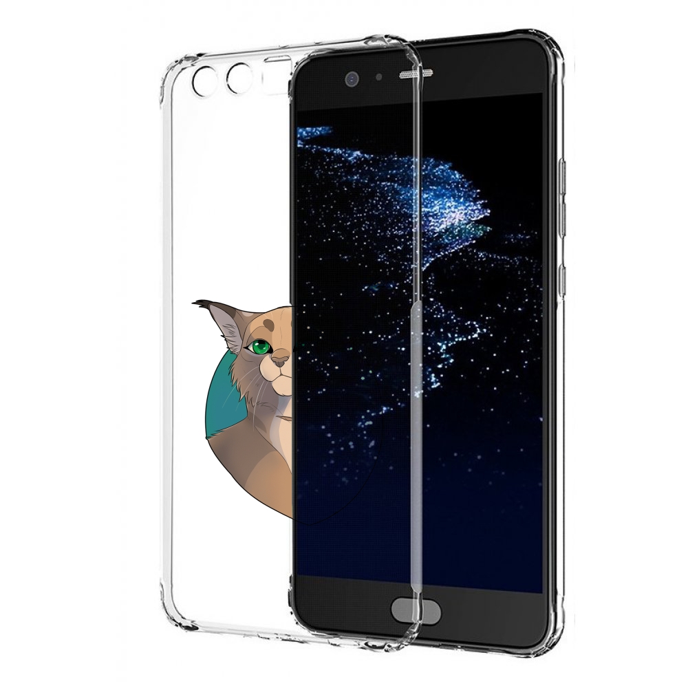 

Чехол бампер MyPads рысь-нарисованная для Huawei P10 Plus против, Прозрачный, Tocco