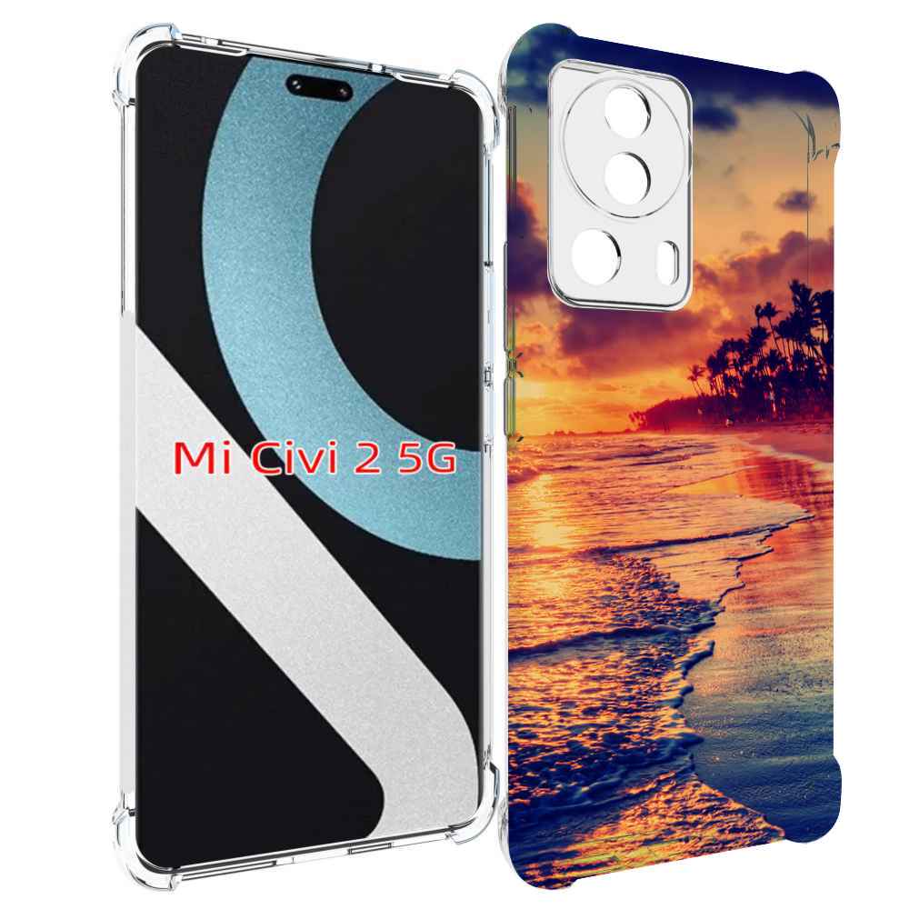 

Чехол MyPads Берег для Xiaomi Civi 2, Прозрачный, Tocco