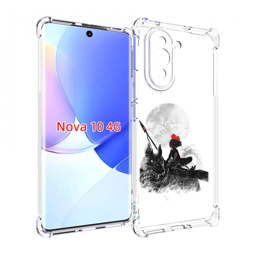 

Чехол MyPads мононоке для Huawei Nova 10, Прозрачный, Tocco