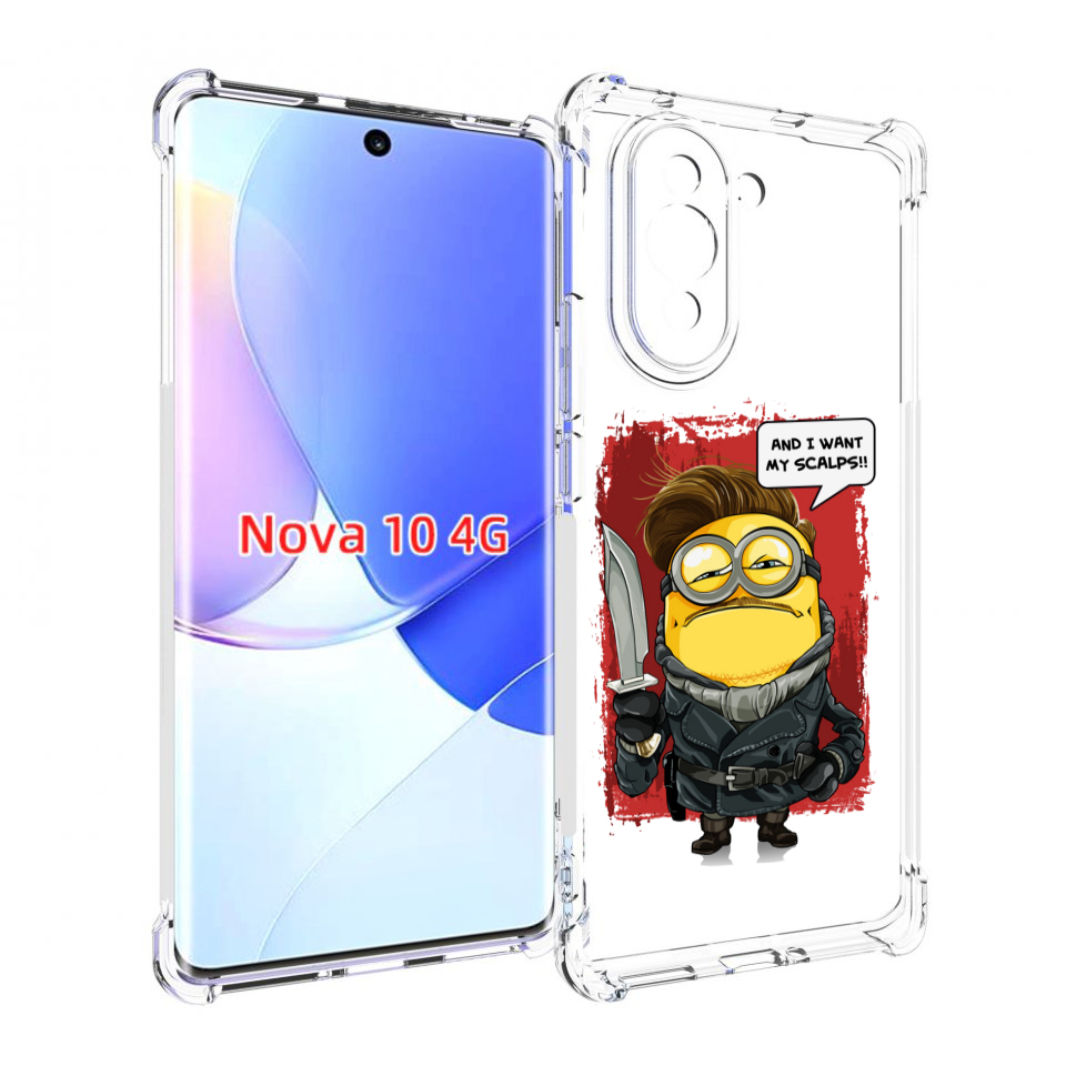 

Чехол MyPads миньон убийца для Huawei Nova 10, Прозрачный, Tocco