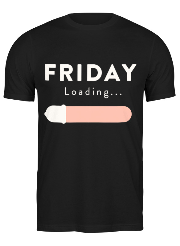 

Футболка мужская Printio Пятница загружается 0677484 черная S, Черный, Пятница загружается 0677484