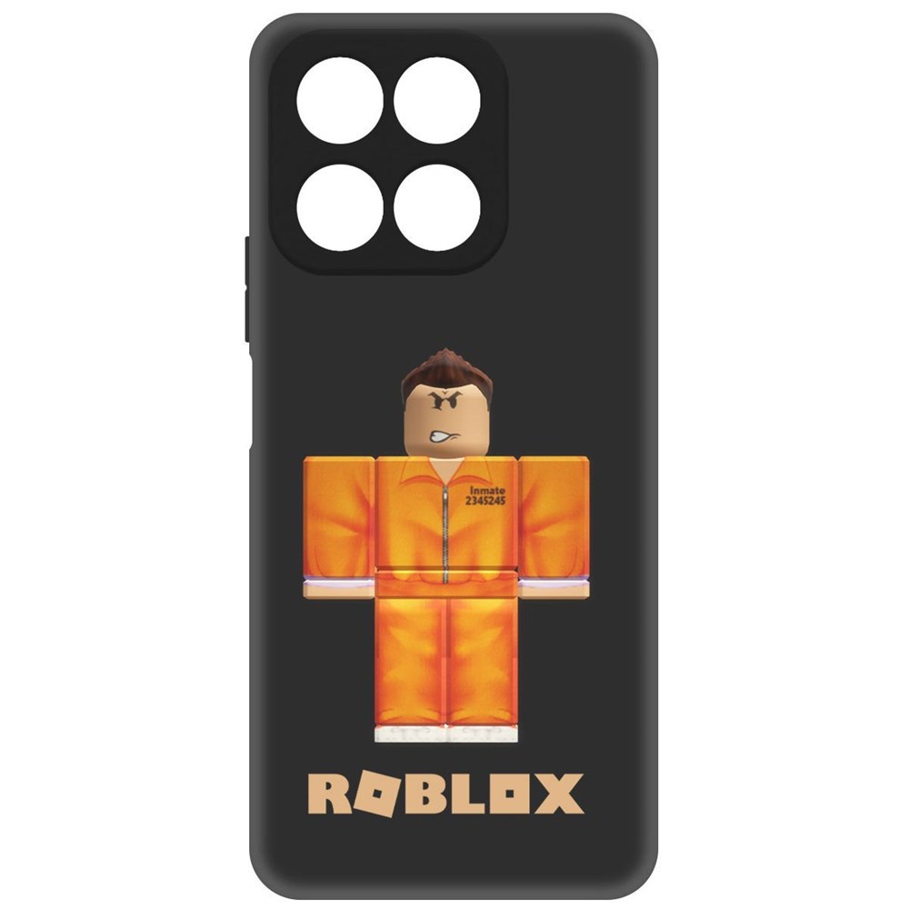 

Чехол-накладка Софт Roblox-Заключенный для Honor X8a, Черный