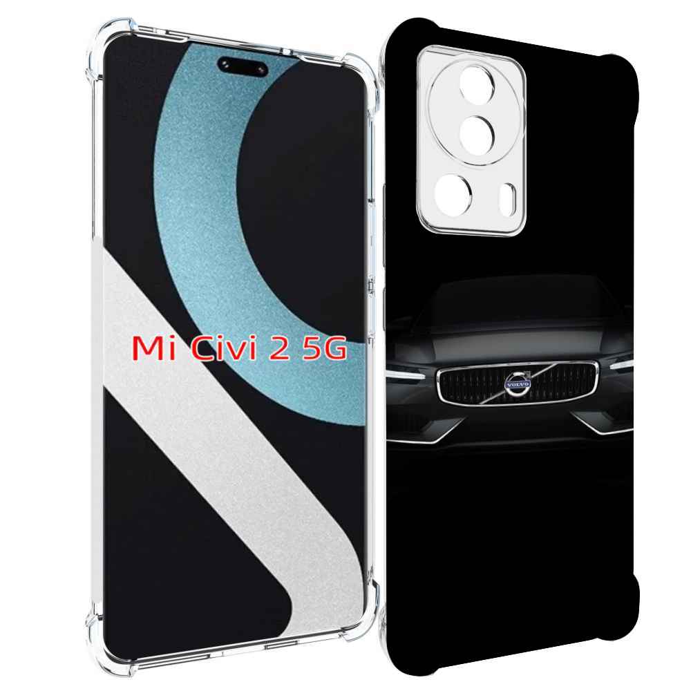 

Чехол MyPads volvo вольво 1 мужской для Xiaomi Civi 2, Прозрачный, Tocco