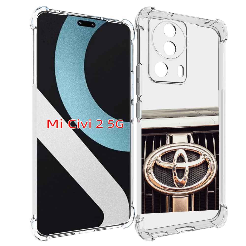 

Чехол MyPads toyota тоиота 3 для Xiaomi Civi 2, Прозрачный, Tocco