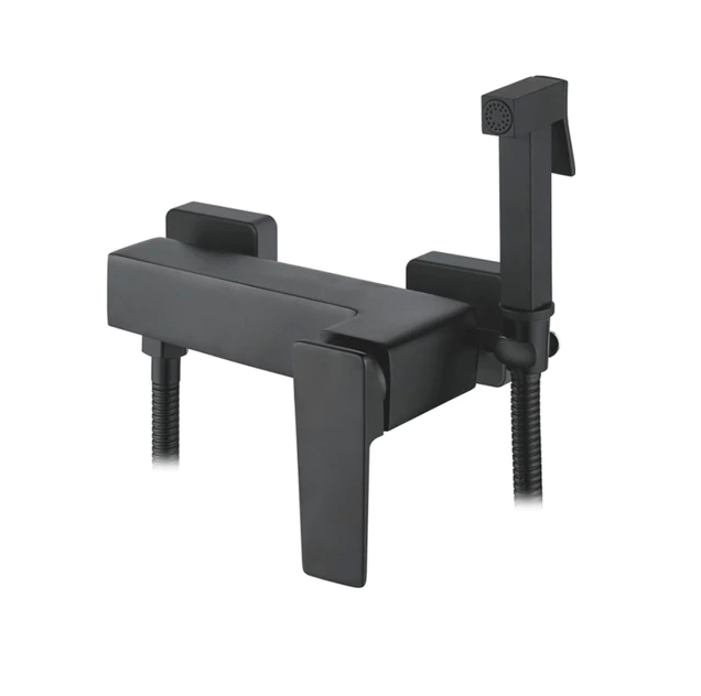 

Смеситель настенный с гигиеническим душем (Черный) A32124F, 499