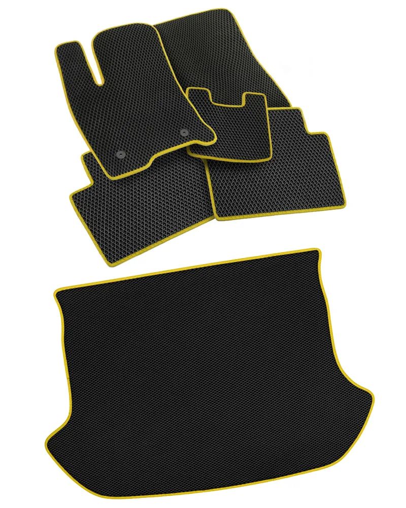 

EVA коврики для Kia K5 2020-наст. время ViceCar Киа К5 AM23054R желтый, K5