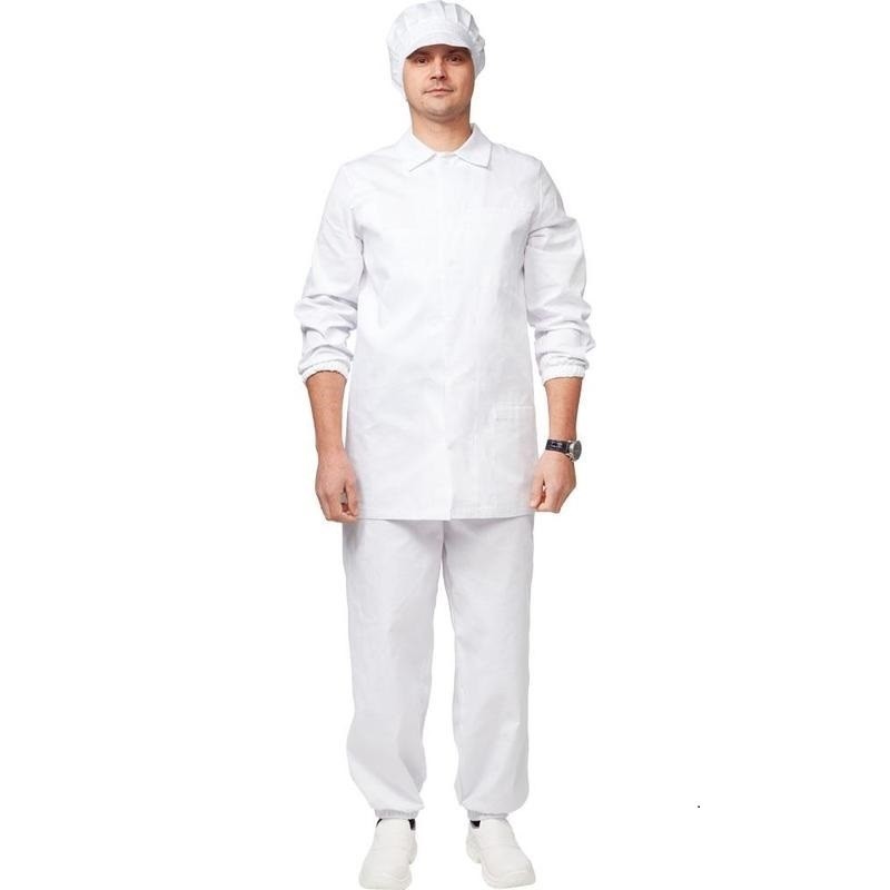 

Брюки рабочие NoBrand 661383-K белый 56-58, 182-188