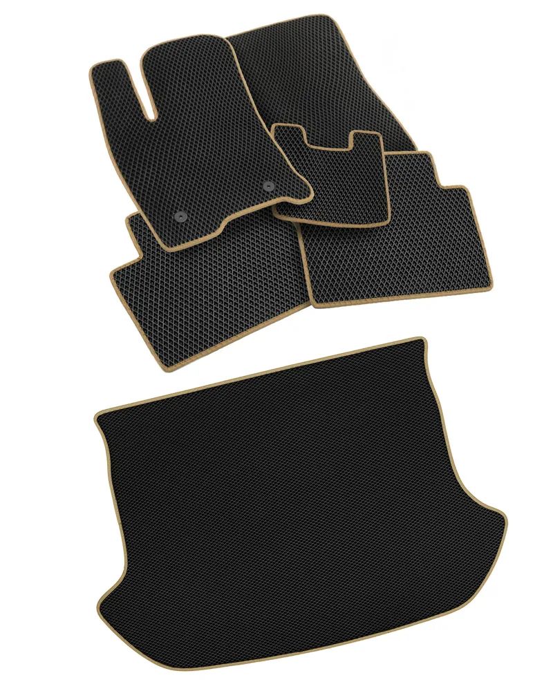 

EVA коврики для Ford Kuga 2012-2016 ViceCar Форд Куга AM13019R бежевый, Kuga