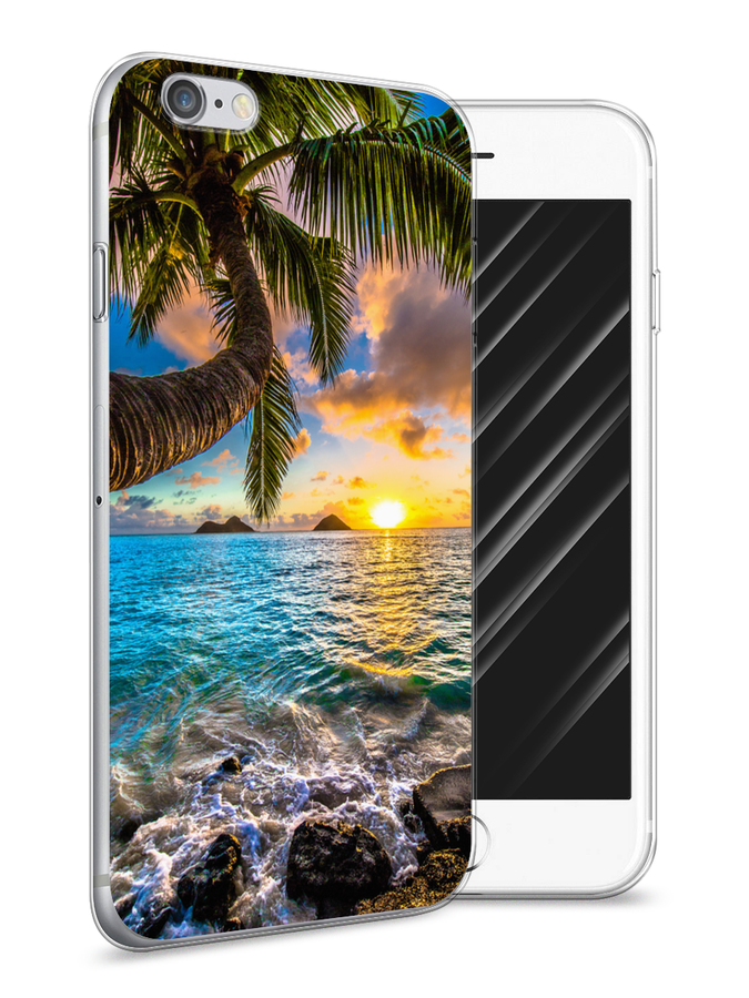 

Чехол Awog на Apple iPhone 6 / Айфон 6 "Восход 5", Разноцветный, 10450-4