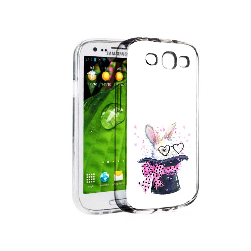 Чехол MyPads Tocco для Samsung Galaxy S3 кролик в шляпе (PT123108.507.418)