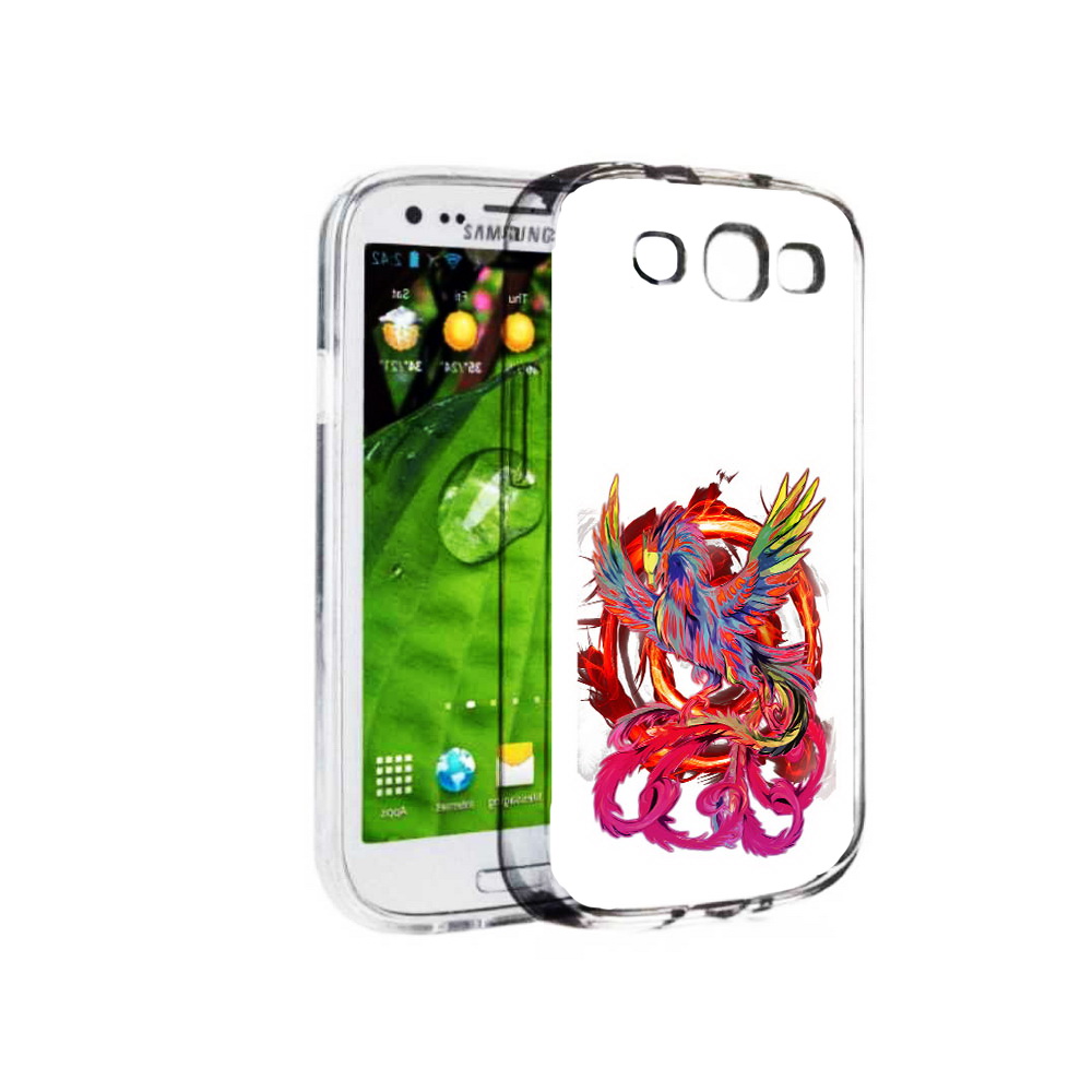

Чехол MyPads Tocco для Samsung Galaxy S3 красочный феникс (PT123108.507.414), Прозрачный, Tocco