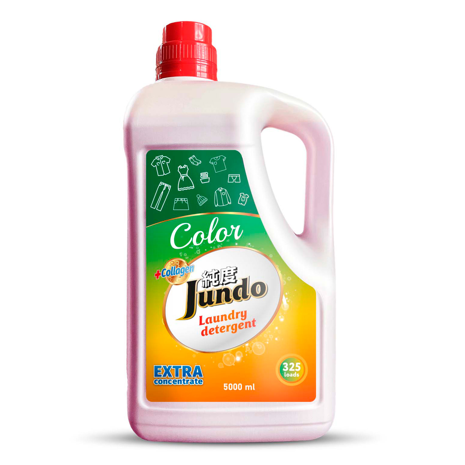 фото Средство для стирки цветного белья jundo color концентрат 5 л