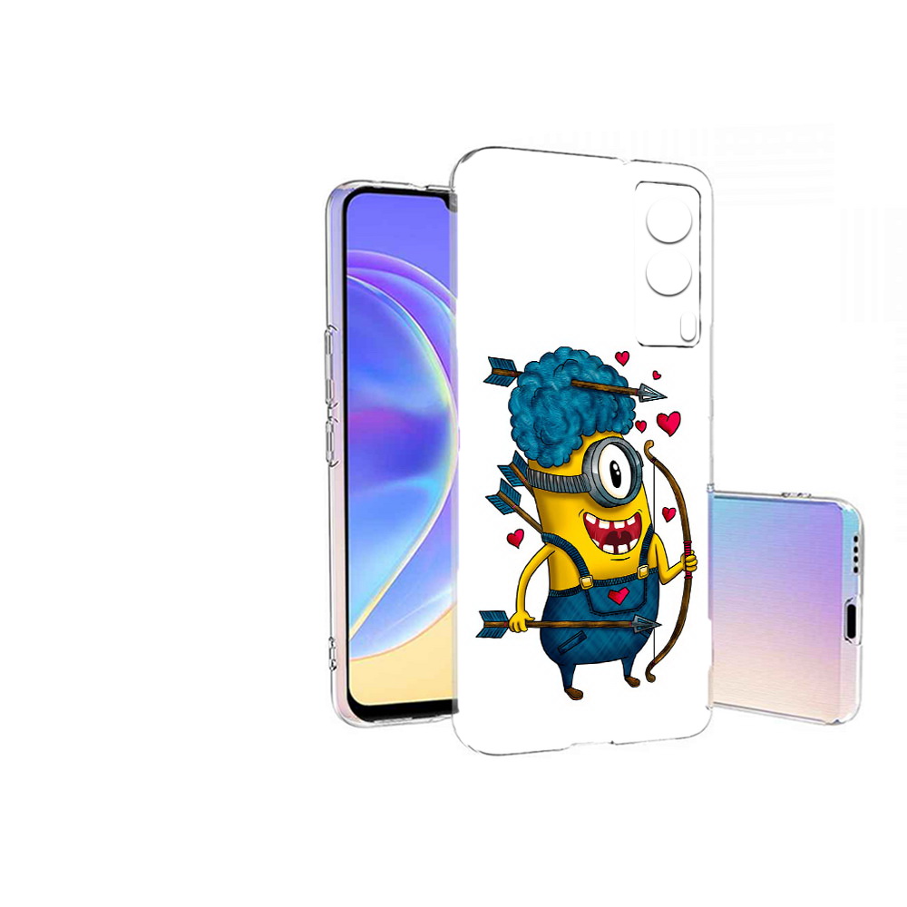 

Чехол MyPads Tocco для Vivo V21E Миньон купидон (PT161736.380.117), Прозрачный, Tocco