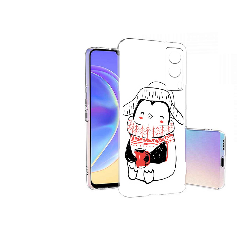 

Чехол MyPads Tocco для Vivo V21E Милый пингвин (PT161736.380.115), Прозрачный, Tocco