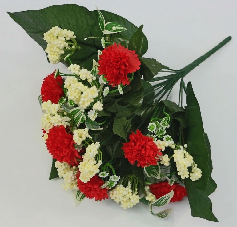 

Букет Гвоздик с ягодами 18 веток 41 см, СР_б1688