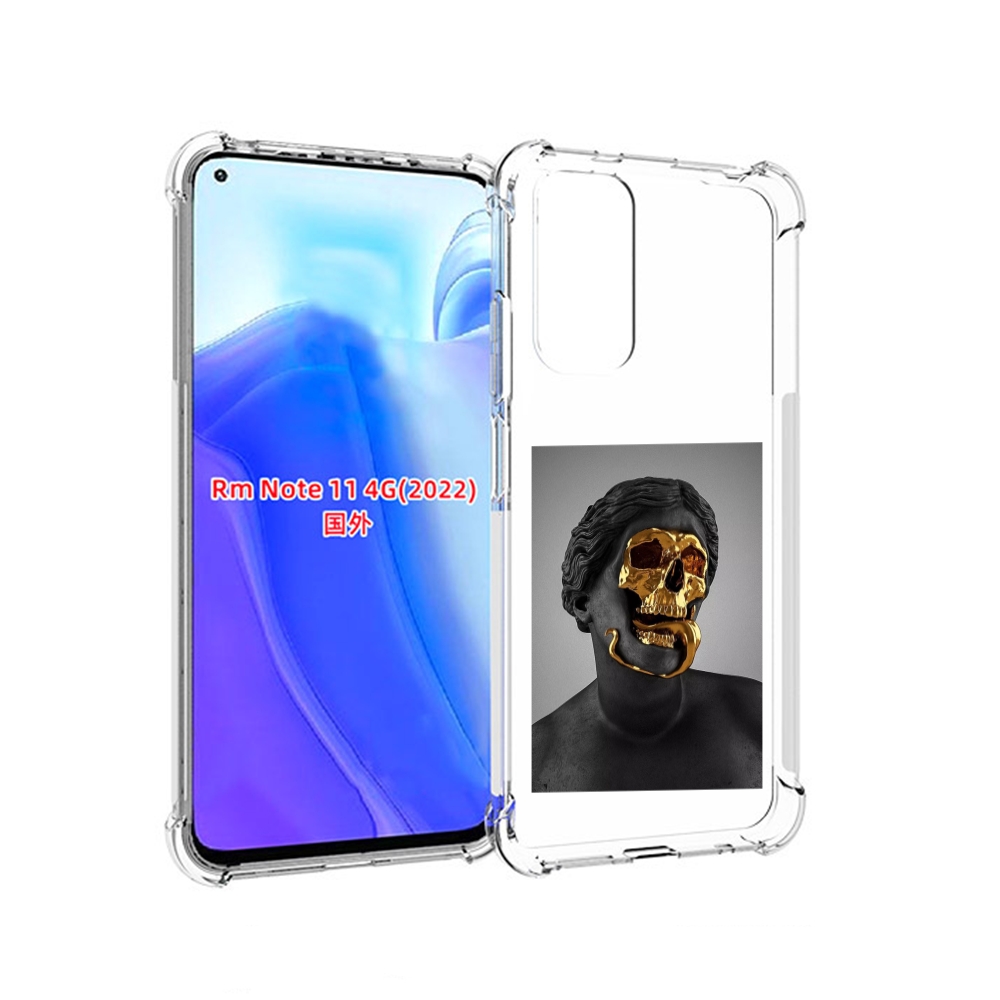 

Чехол MyPads золотой череп в статуе для Xiaomi Redmi Note 11 4G ( Глобальная версия ), Tocco