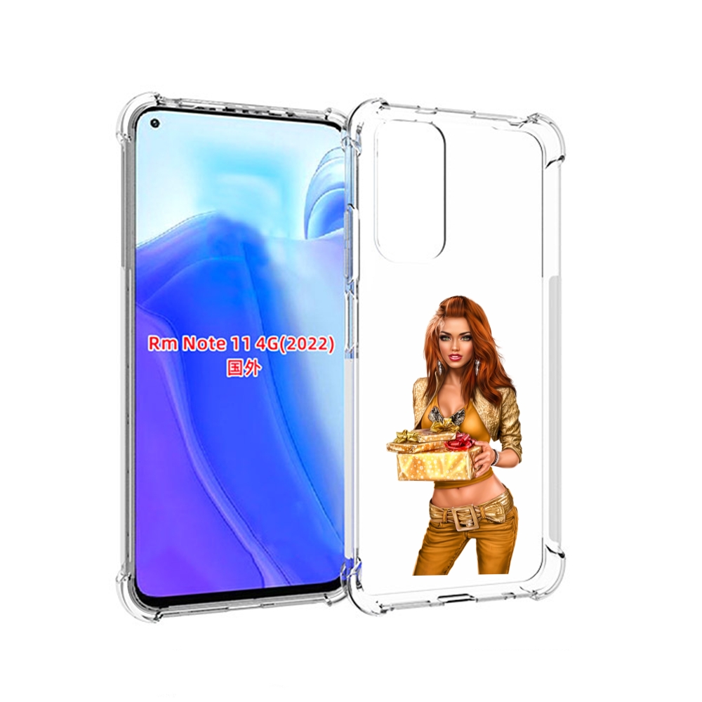 

Чехол MyPads золотая-девочка-с-подарком женский для Xiaomi Redmi Note 11 4G ( Глобальна, Tocco