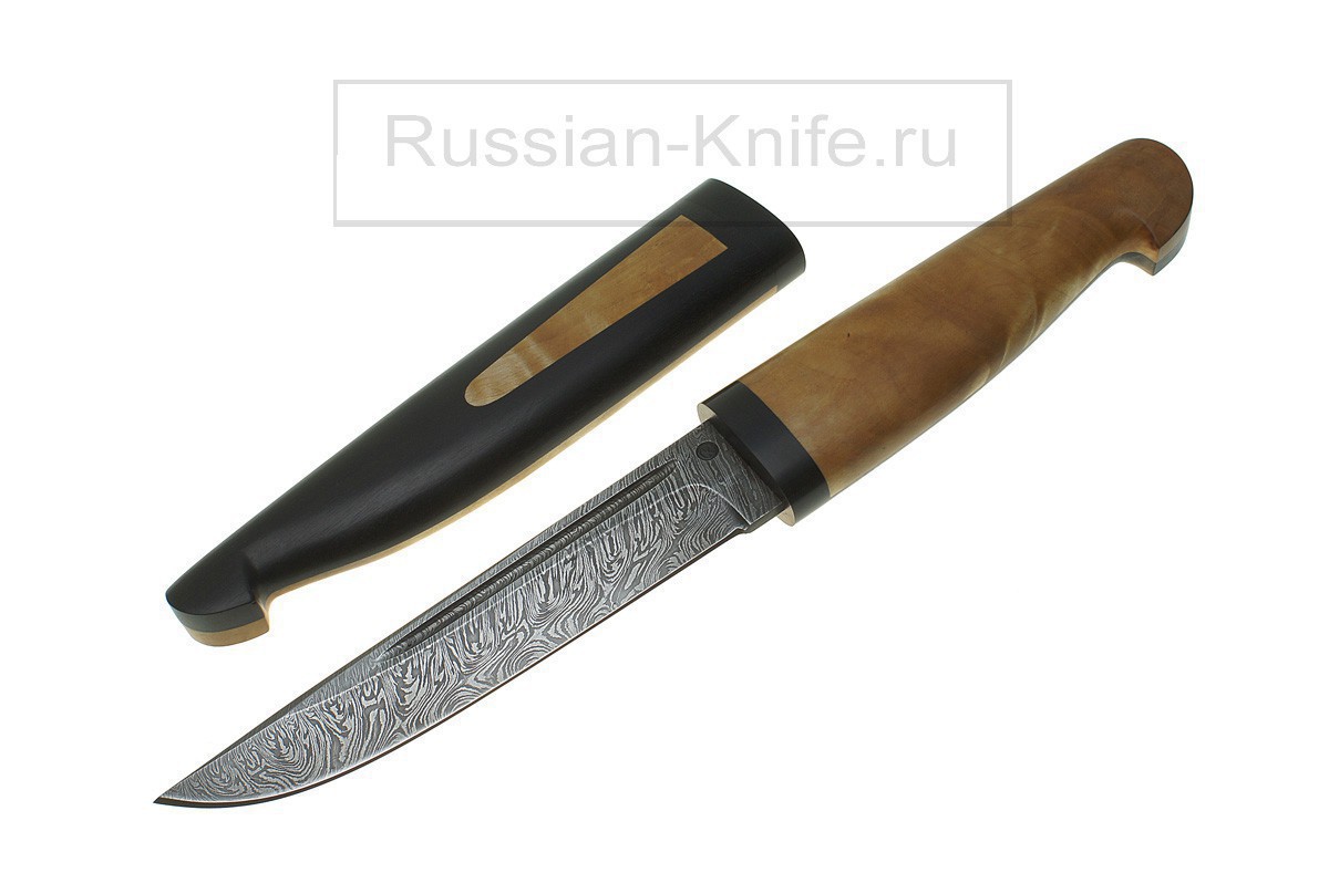 

Нож Игла (дамасская сталь), Крутов В., деревянные ножны